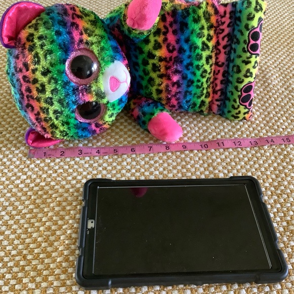 Ty lance 2017 Rainbow Bear leopard 12” - Picture 11 of 11